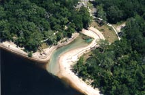 Aerial View of Little River